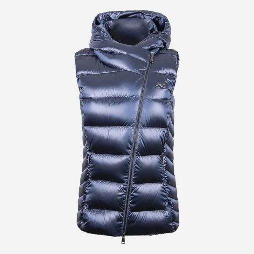 KJUS Jackets & Vests-Women'S Alina Shine Vest Steel Blue