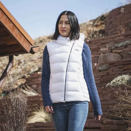 KJUS Jackets & Vests-Women'S Alina Velvet Vest Ivory