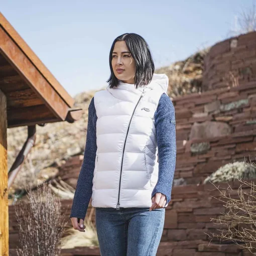 KJUS Jackets & Vests-Women'S Alina Velvet Vest Ivory