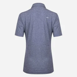 KJUS Polos-Women'S Ally Cooling Polo S/S Steel Blue Melange