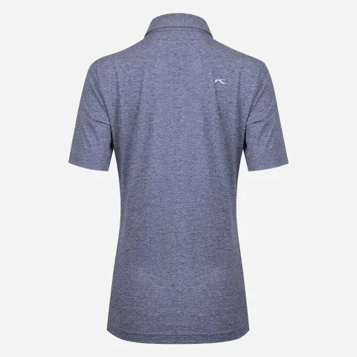 KJUS Polos-Women'S Ally Cooling Polo S/S Steel Blue Melange