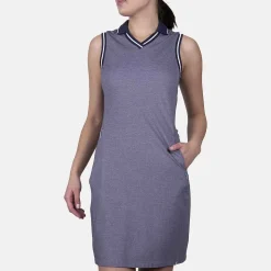 KJUS Dresses-Women'S Bailey V-Neck Dress Atlanta Blue