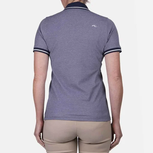 KJUS Polos-Women'S Bailey V-Neck Polo S/S Atlanta Blue