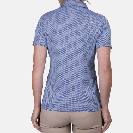 KJUS Polos-Women'S Bella Structure Polo S/S Santorini/Atlanta Blue
