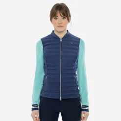 KJUS Jackets & Vests-Women'S Bellavista Vest Atlanta Blue