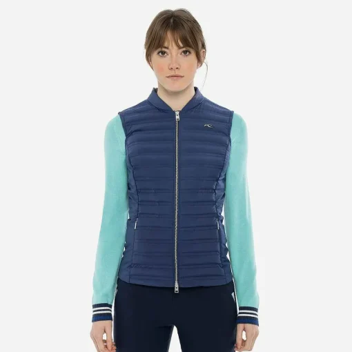 KJUS Jackets & Vests-Women'S Bellavista Vest Atlanta Blue
