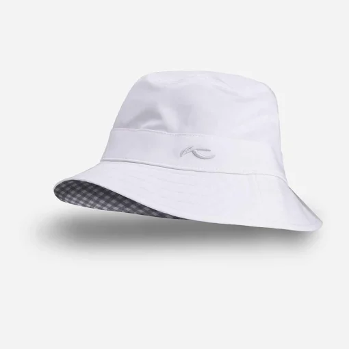KJUS Accessories-Women'S Bucket Hat White/Metal Grey