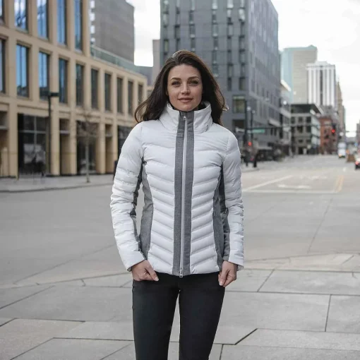 KJUS Jackets & Vests-Women'S Cabox Jacket White/Alloy