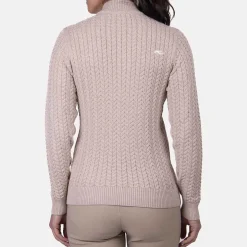 KJUS Midlayers & Sweaters-Women'S Cashmere Luxe Half-Zip Sand/Bone White