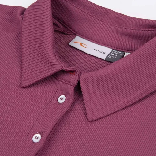 KJUS Polos & Shirts-Women'S Celin Polo L/S Red Plum