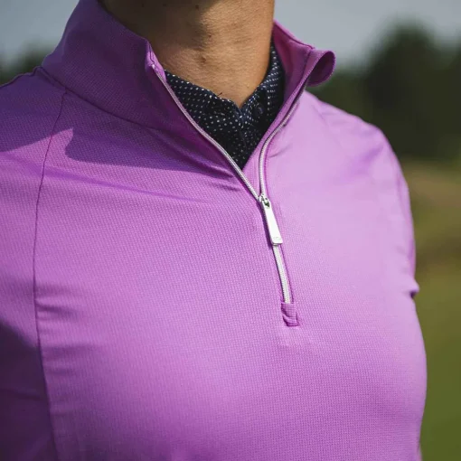 KJUS Midlayers & Sweaters-Women'S Collagen Midlayer Half-Zip Foxglove