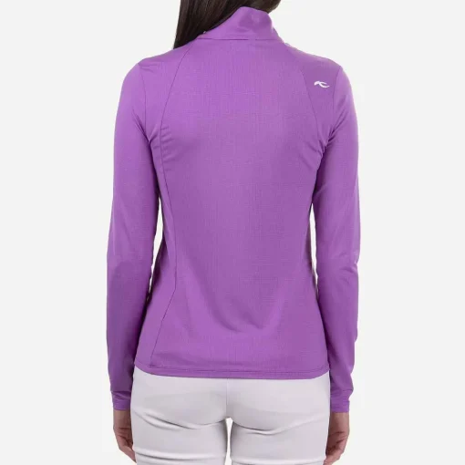 KJUS Midlayers & Sweaters-Women'S Collagen Midlayer Half-Zip Foxglove