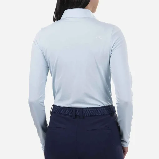KJUS Polos-Women'S Collagen Polo L/S Icy Blue