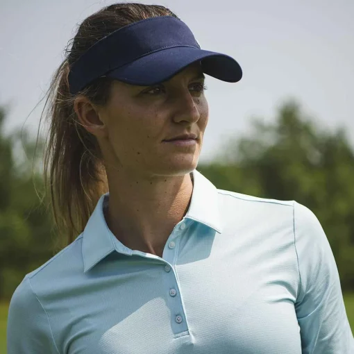 KJUS Polos-Women'S Collagen Polo L/S Icy Blue