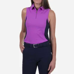 KJUS Polos-Women'S Cool Recovery Polo S/L Foxglove/Atlanta Blue