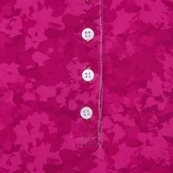 KJUS Polos-Women'S Dana Printed Polo L/S Cranberry