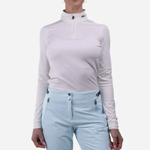KJUS Midlayers & Sweaters-Women'S Feel Midlayer Half-Zip White