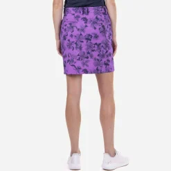 KJUS Pants & Skorts-Women'S Ice Printed Skort (16") Foxglove/Atlanta Blue