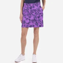 KJUS Pants & Skorts-Women'S Ice Printed Skort (16") Foxglove/Atlanta Blue