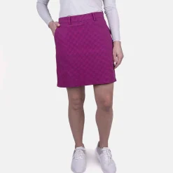 KJUS Bottoms-Women'S Kate Structure Skort (16") Magenta/Atlanta Blue