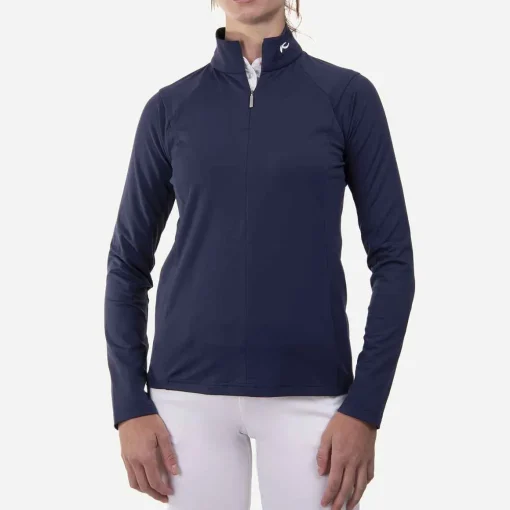 KJUS Midlayers & Sweaters-Women'S Kira Midlayer Half-Zip Atlanta Blue