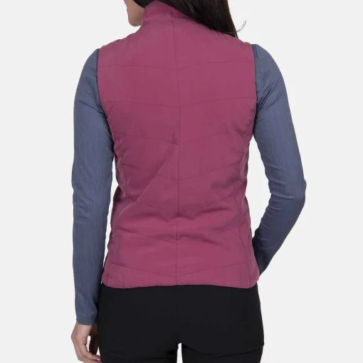 KJUS Jackets & Vests-Women'S Lightweight Maven Vest Red Plum