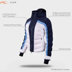 KJUS Jackets & Vests-Women'S Momentum Jacket Deep Space/White