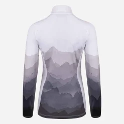 KJUS Midlayers & Sweaters-Women'S Motion Print Half-Zip White/Iron