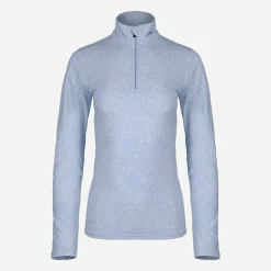KJUS Midlayers & Sweaters-Women'S Motion Print Half-Zip White/Icy Blue