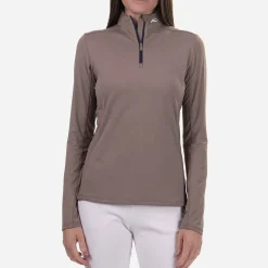 KJUS Midlayers & Sweaters-Women'S Movement Half-Zip Taupe