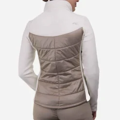 KJUS Jackets & Vests-Women'S Mundin Midlayer Jacket Almond/Ivory
