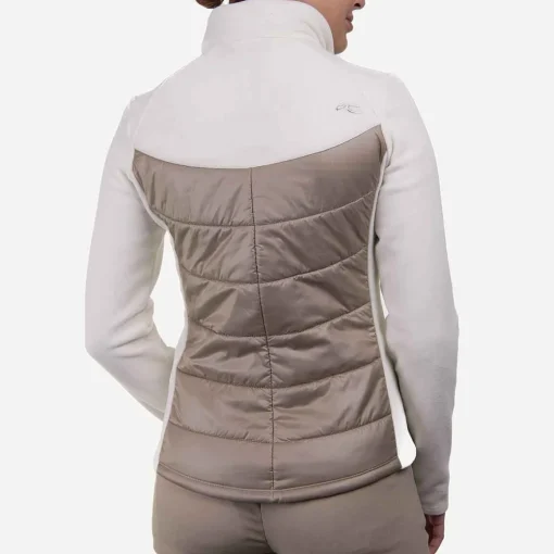 KJUS Jackets & Vests-Women'S Mundin Midlayer Jacket Almond/Ivory