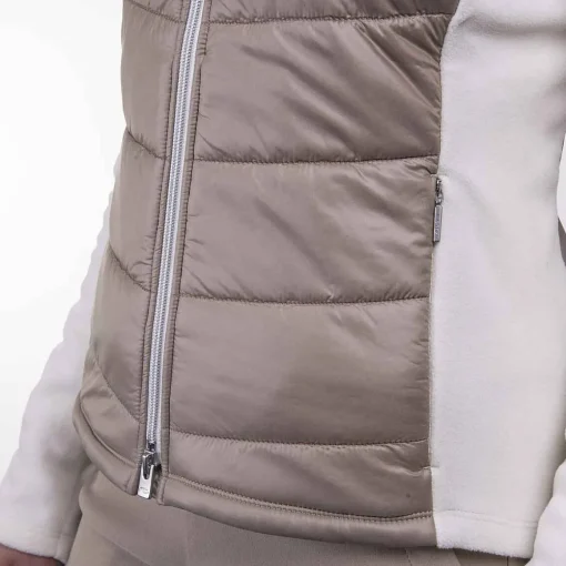 KJUS Jackets & Vests-Women'S Mundin Midlayer Jacket Almond/Ivory