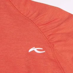 KJUS Activewear-Women'S Nora Cooling Half-Zip Persimmon