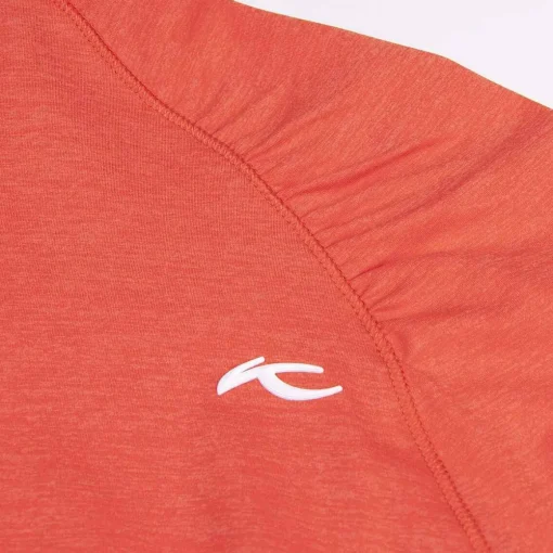 KJUS Activewear-Women'S Nora Cooling Half-Zip Persimmon