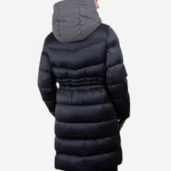 KJUS Jackets & Vests-Women'S Oslo Coat Deep Space/Steel Grey Melange