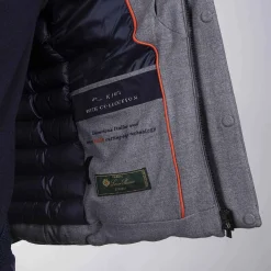 KJUS Jackets & Vests-Women'S Oslo Coat Deep Space/Steel Grey Melange