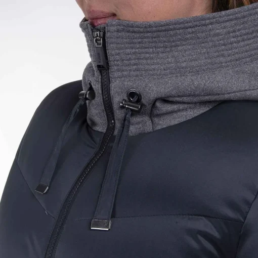 KJUS Jackets & Vests-Women'S Oslo Coat Deep Space/Steel Grey Melange