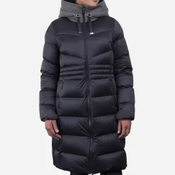 KJUS Jackets & Vests-Women'S Oslo Coat Deep Space/Steel Grey Melange