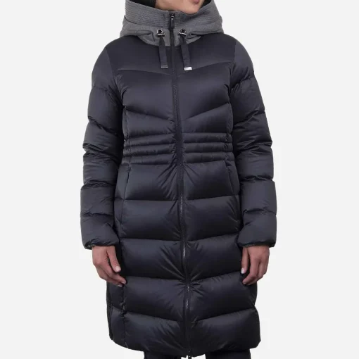 KJUS Jackets & Vests-Women'S Oslo Coat Deep Space/Steel Grey Melange
