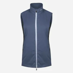 KJUS Jackets & Vests-Women'S Radiation Vest Steel Blue/Blueberry Melange