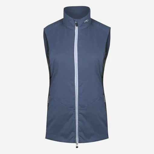 KJUS Jackets & Vests-Women'S Radiation Vest Steel Blue/Blueberry Melange