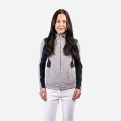 KJUS Midlayers & Sweaters-Women'S Radun Midlayer Jacket White Melange/Deep Space