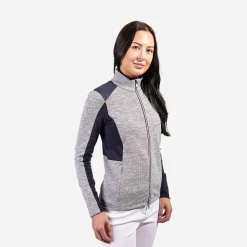 KJUS Midlayers & Sweaters-Women'S Radun Midlayer Jacket White Melange/Deep Space
