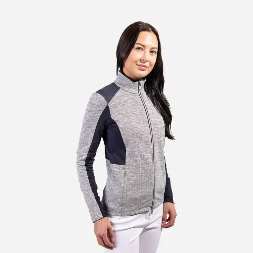 KJUS Midlayers & Sweaters-Women'S Radun Midlayer Jacket White Melange/Deep Space