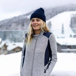 KJUS Midlayers & Sweaters-Women'S Radun Midlayer Jacket White Melange/Deep Space