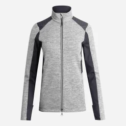 KJUS Midlayers & Sweaters-Women'S Radun Midlayer Jacket White Melange/Deep Space