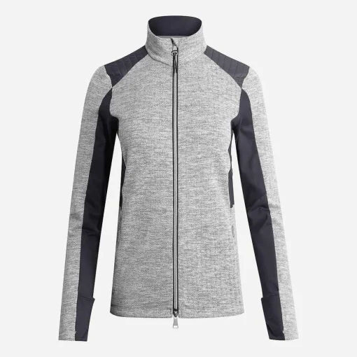 KJUS Midlayers & Sweaters-Women'S Radun Midlayer Jacket White Melange/Deep Space