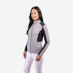 KJUS Midlayers & Sweaters-Women'S Radun Midlayer Jacket White Melange/Deep Space