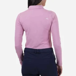 KJUS Polos-Women'S Scotscraig Polo L/S Pink Sorbet